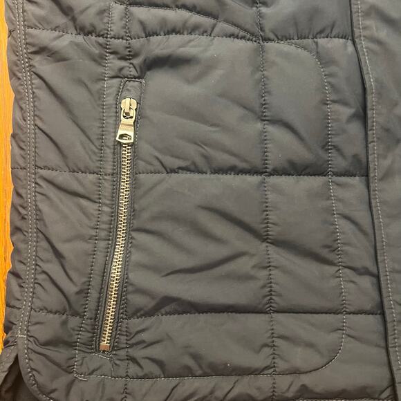 Banana Republic M Navy Blue Quilted Puffy Vest Zip Jacket - Picture 12 of 13